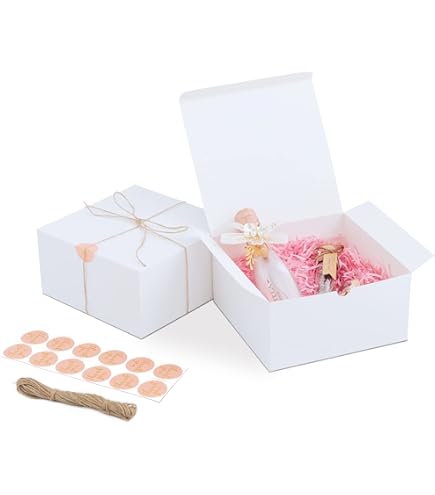 Amazon.com: WLUSEAXI 12Pack Gift Boxes, 10x10x4 Inches